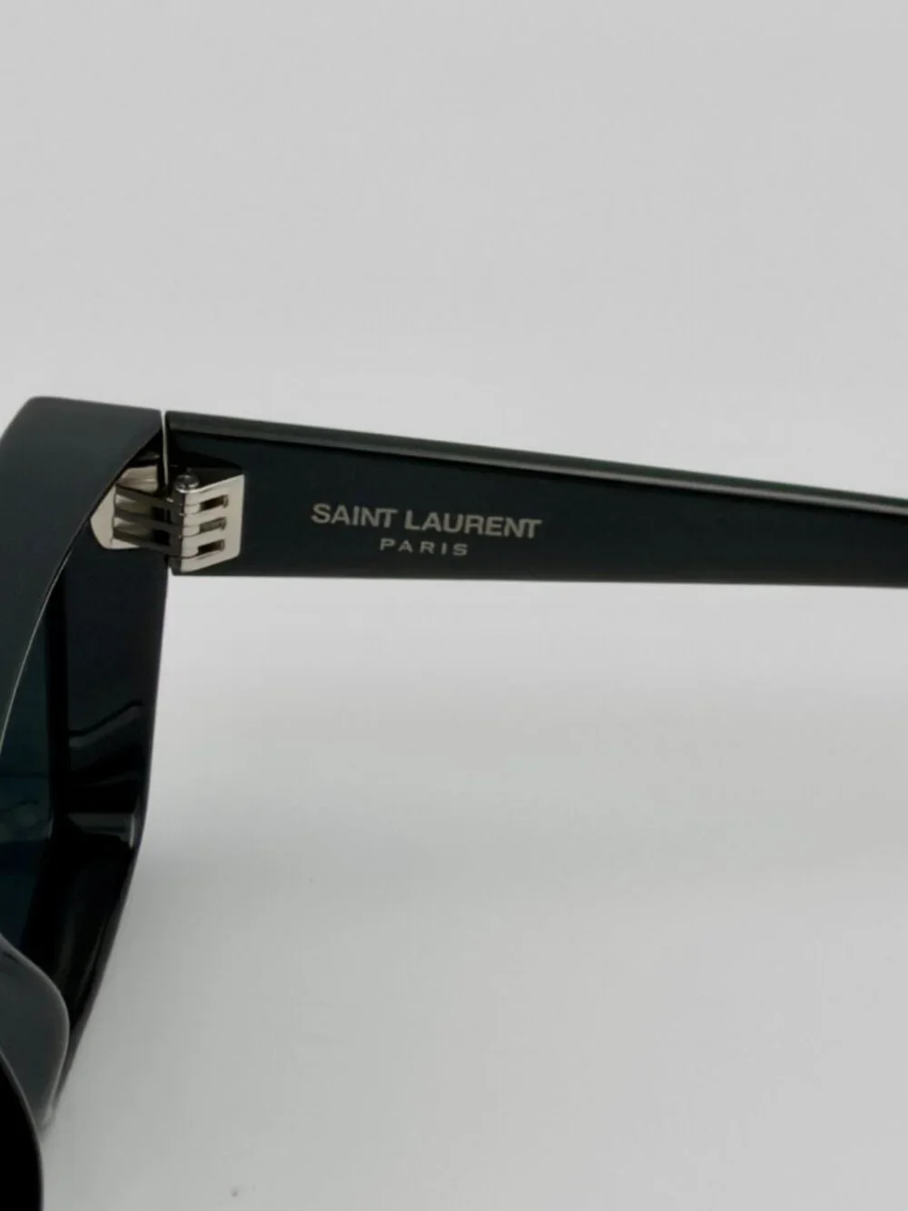 Saint Laurent SL 757 001 Black Rectangular Sunglasses Unisex 64mm w/ Case